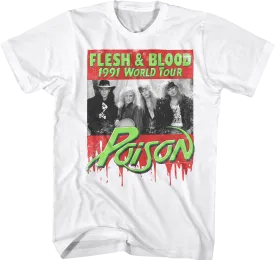 1991 World Tour Poison T-Shirt