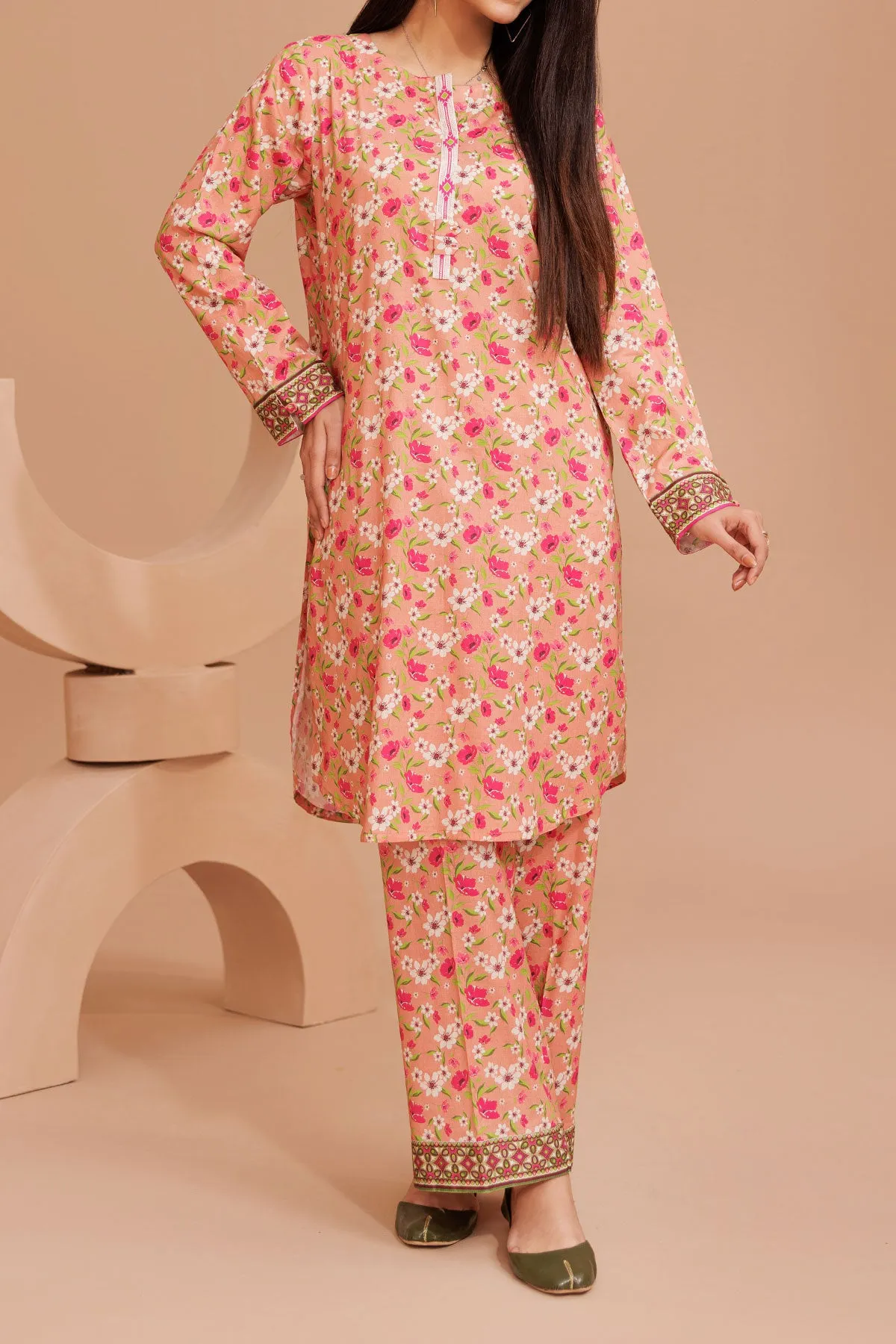 2 PIECE DIGITAL PRINT LAWN| DPC-330