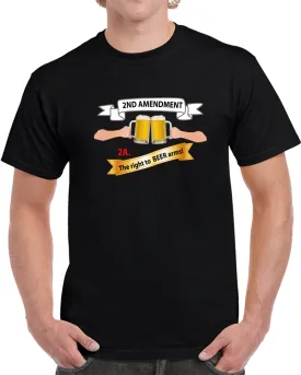 2nd Amendment 2a - The Right To Beer Arms X 300 T Shirt