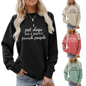 Alphabet Women's New Sweatshirt