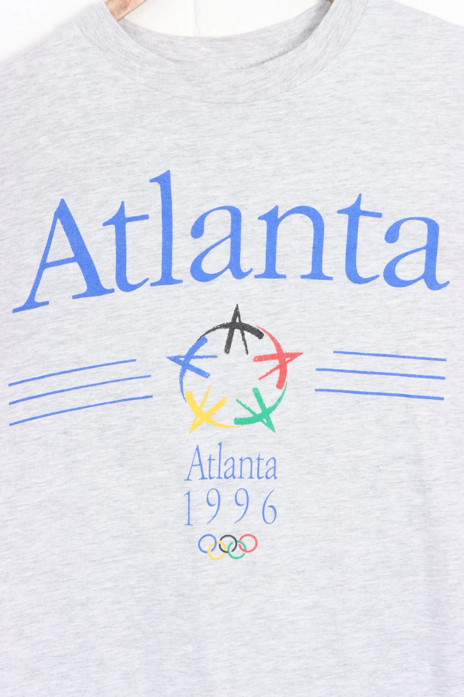 Atlanta 1996 Olympics Single Stitch T-Shirt USA Made (M)