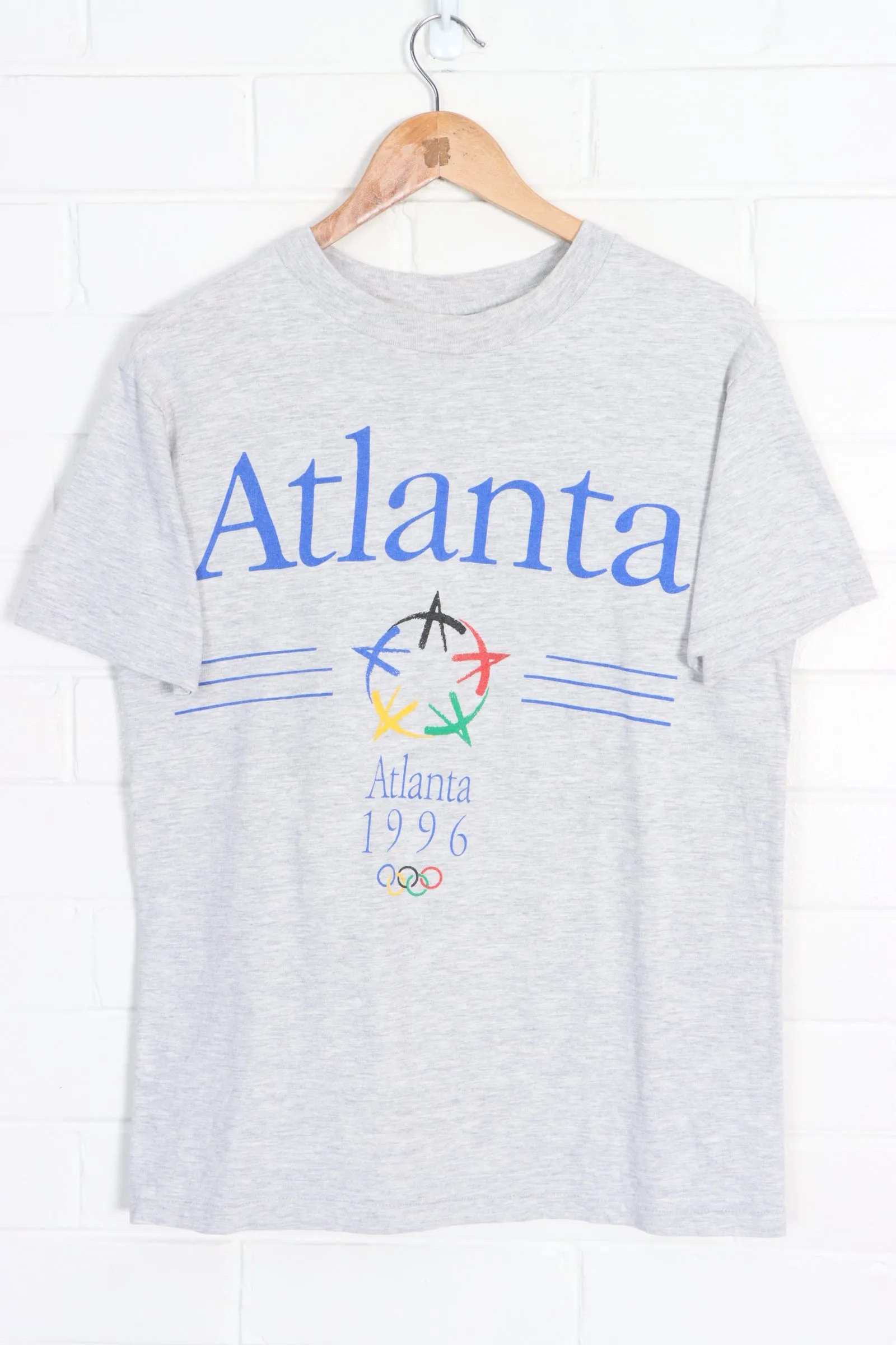 Atlanta 1996 Olympics Single Stitch T-Shirt USA Made (M)