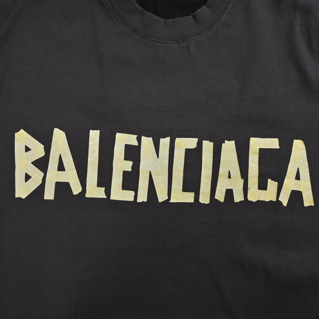 Balenciaga Bold Logo Black T-Shirt