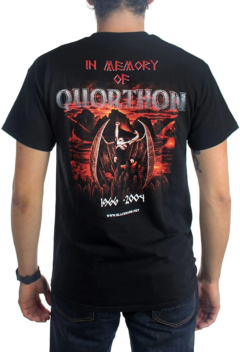 Bathory In Memory of Quorthon T-Shirt w/ Backprint