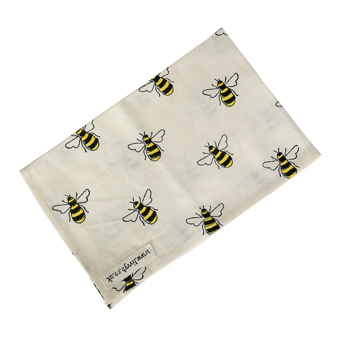 Bees Linen Tea Towel