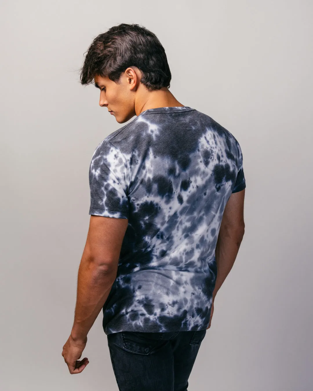 Black and White Tie Dye T-Shirt