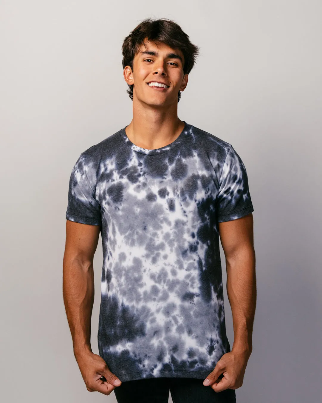 Black and White Tie Dye T-Shirt