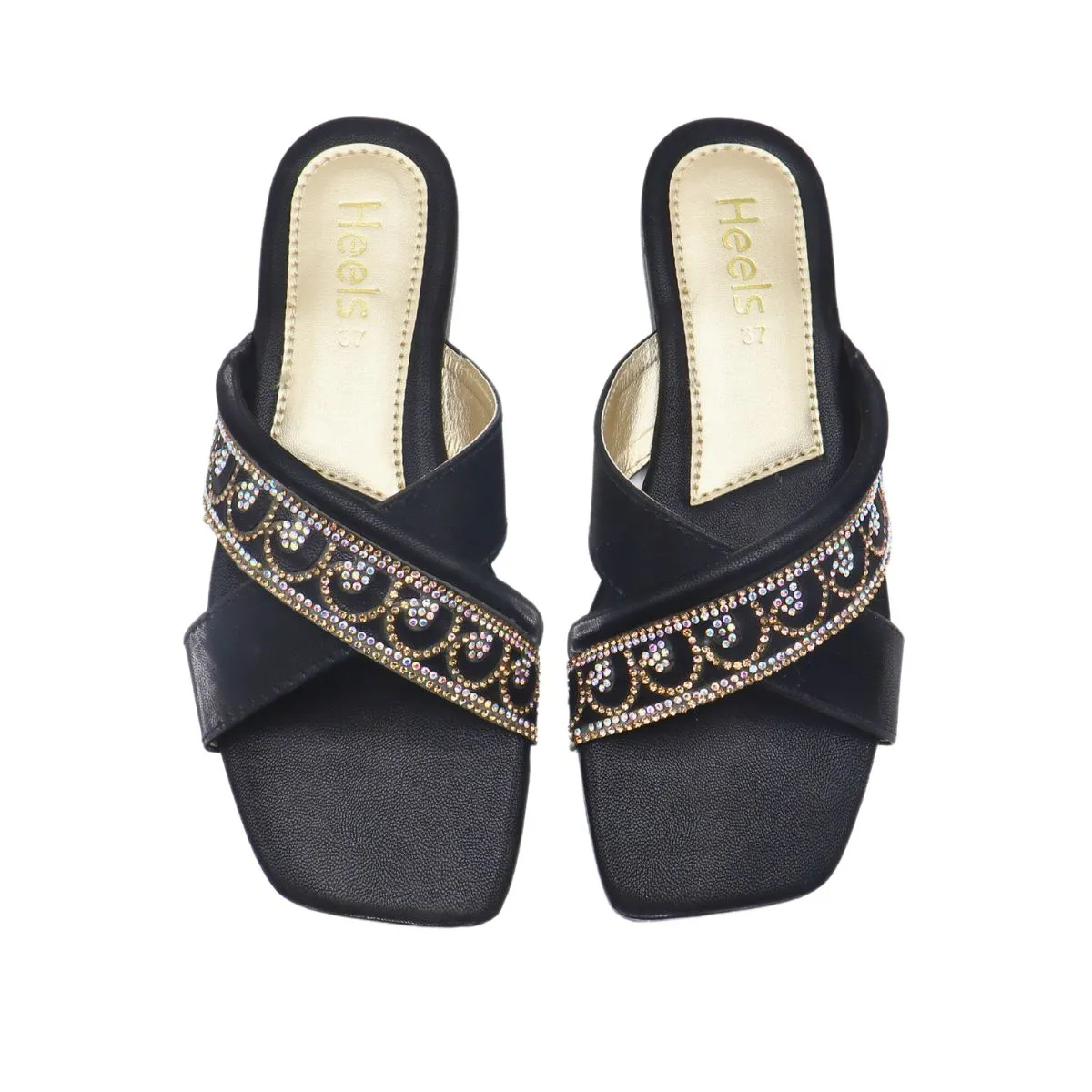 Black Casual Slipper 000385