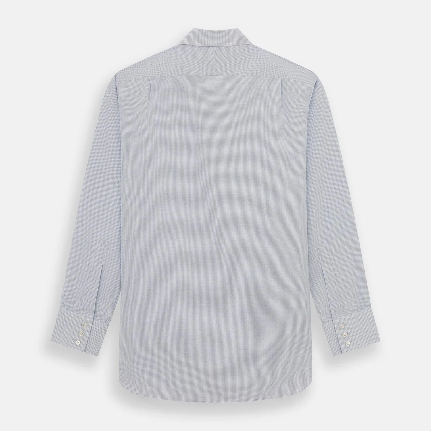 Blue Fine Graph Check Mayfair Shirt