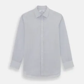 Blue Fine Graph Check Mayfair Shirt