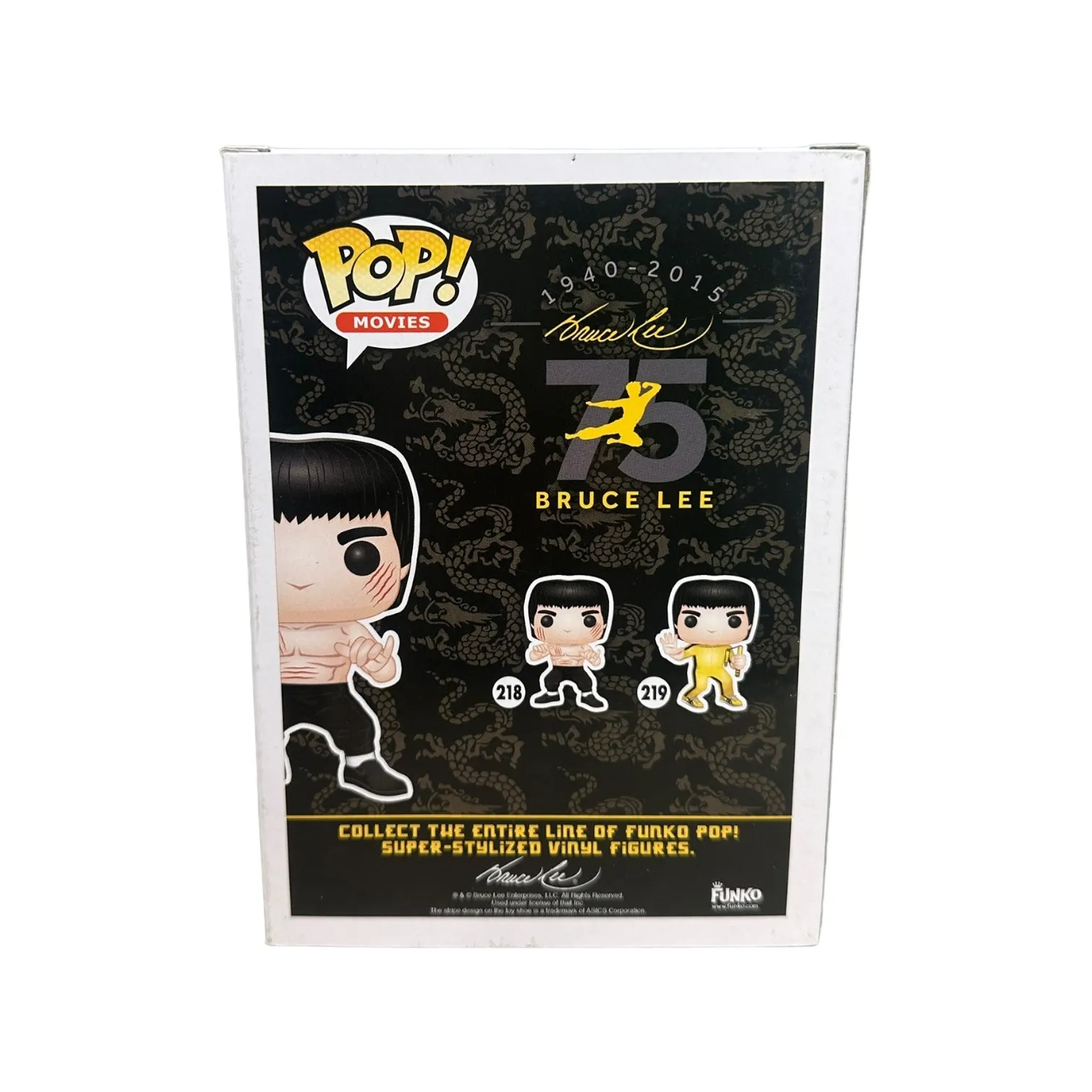 Bruce Lee #218 (Black Pants) Funko Pop! - Enter The Dragon - Bait Exclusive - Condition 8.5/10