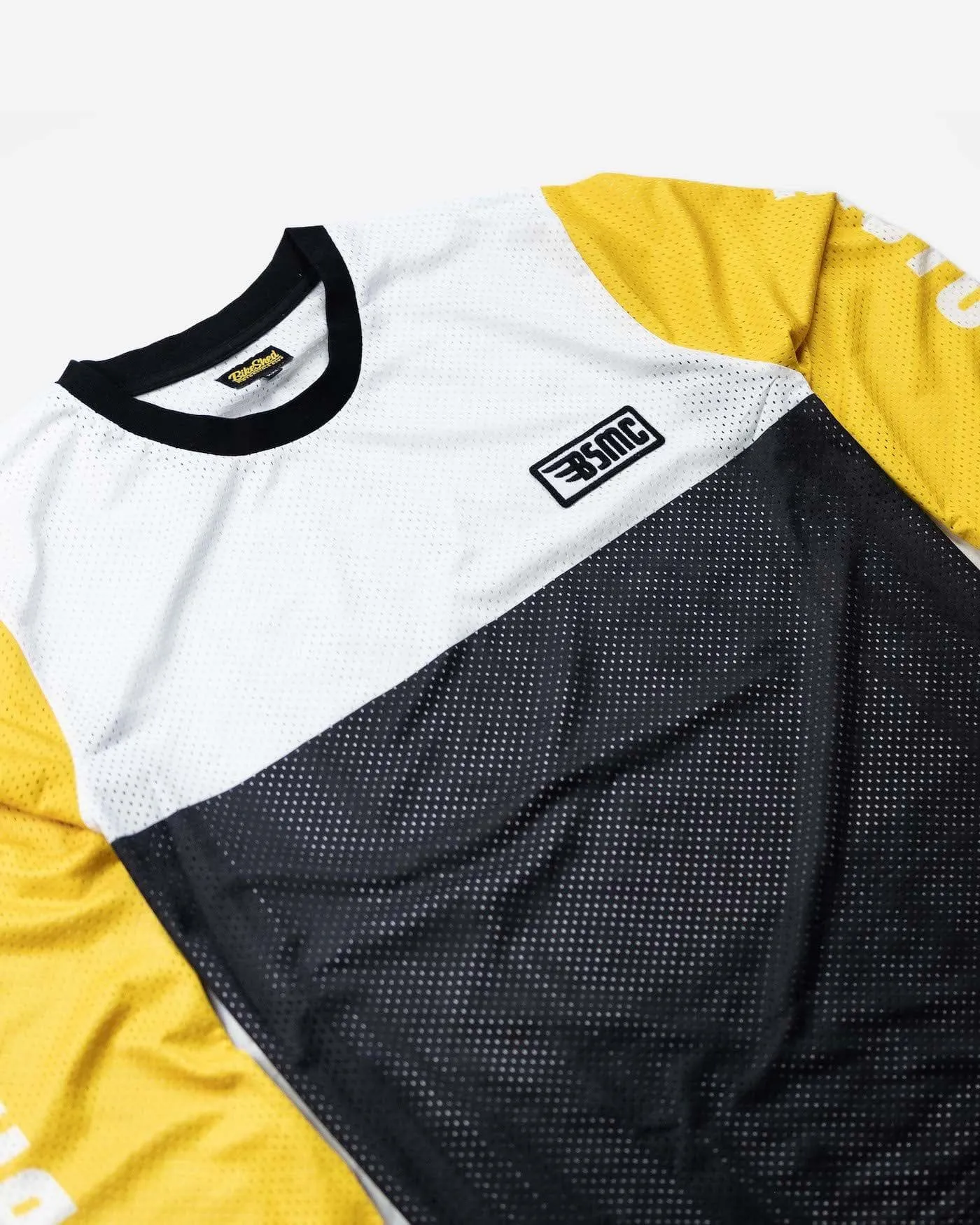 BSMC DT Race Jersey - YELLOW/WHITE/BLACK