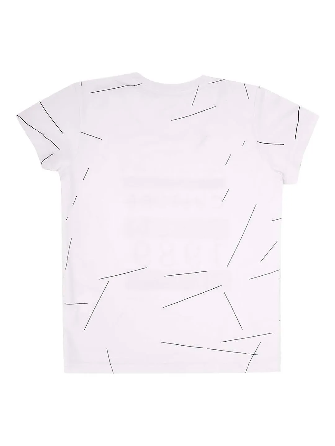 Cantabil Boy's White T-Shirt