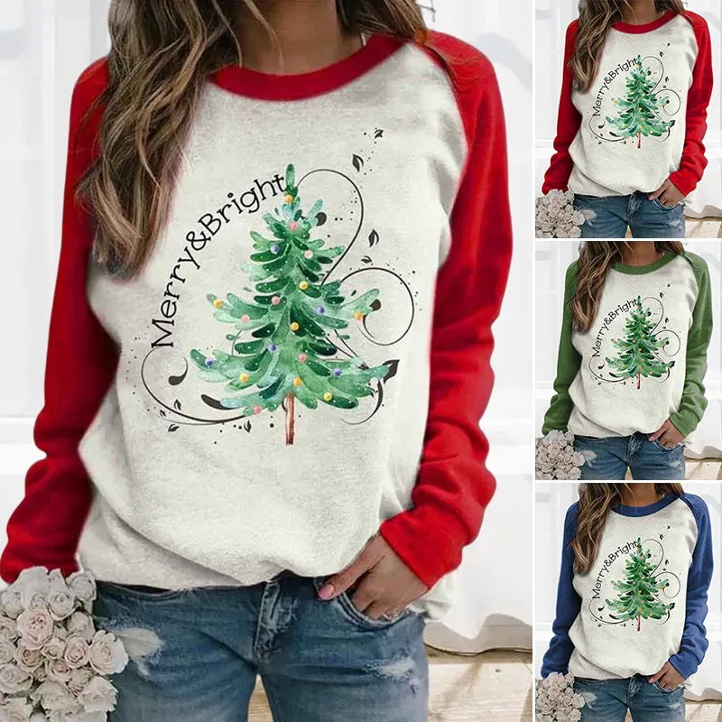 Christmas Tree Sweatshirt For Women