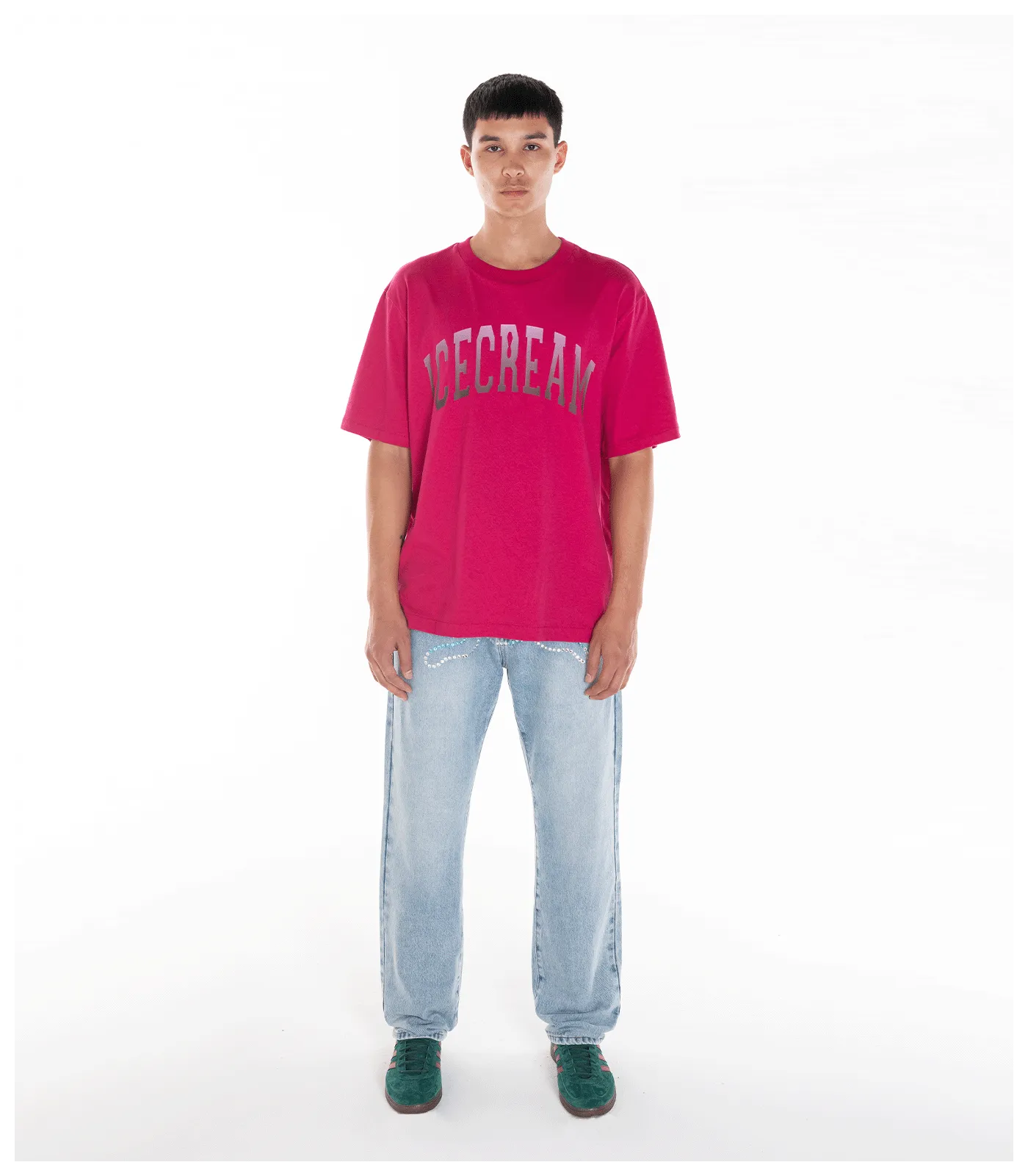 COLLEGE T-SHIRT - PINK