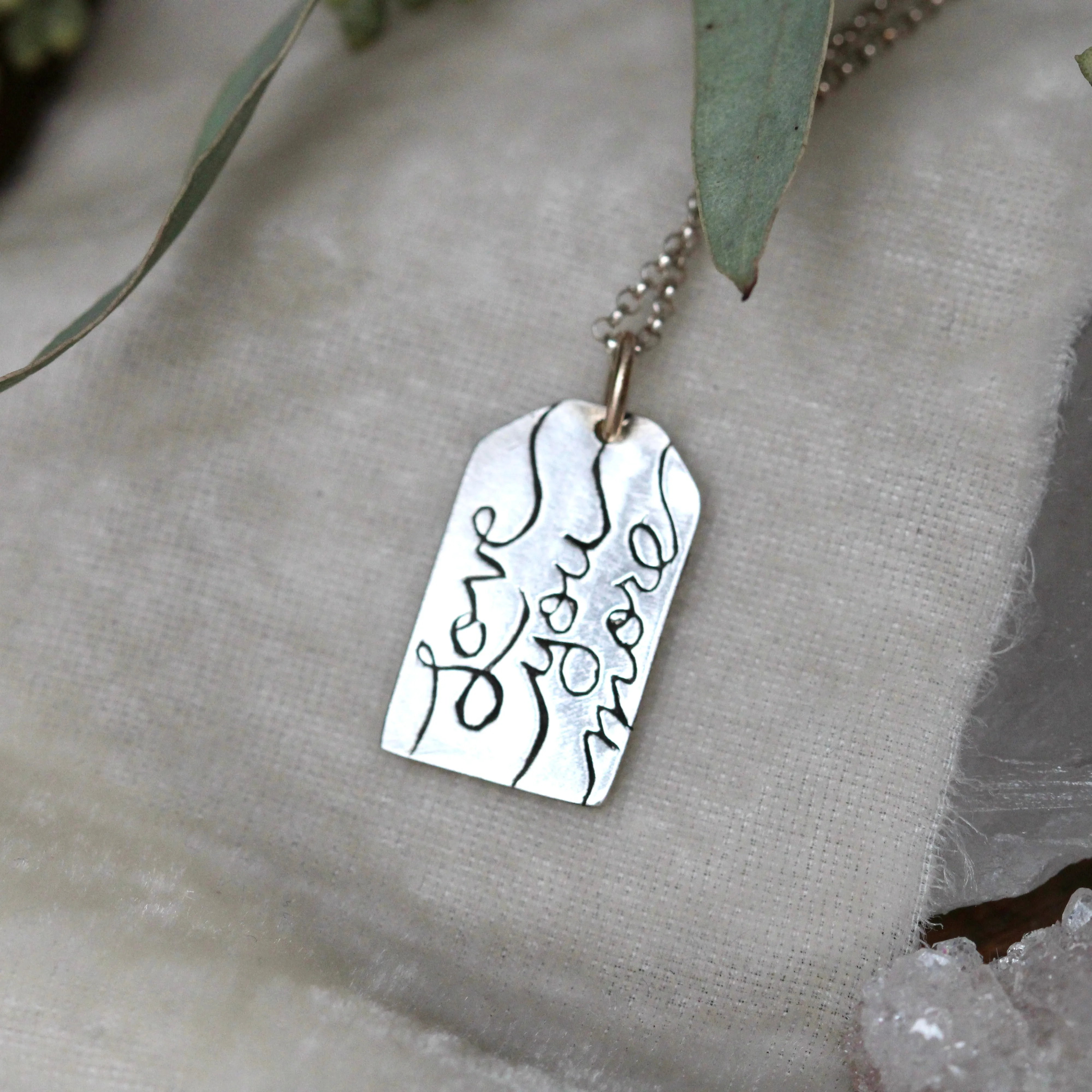 Create your own label sterling silver Necklace