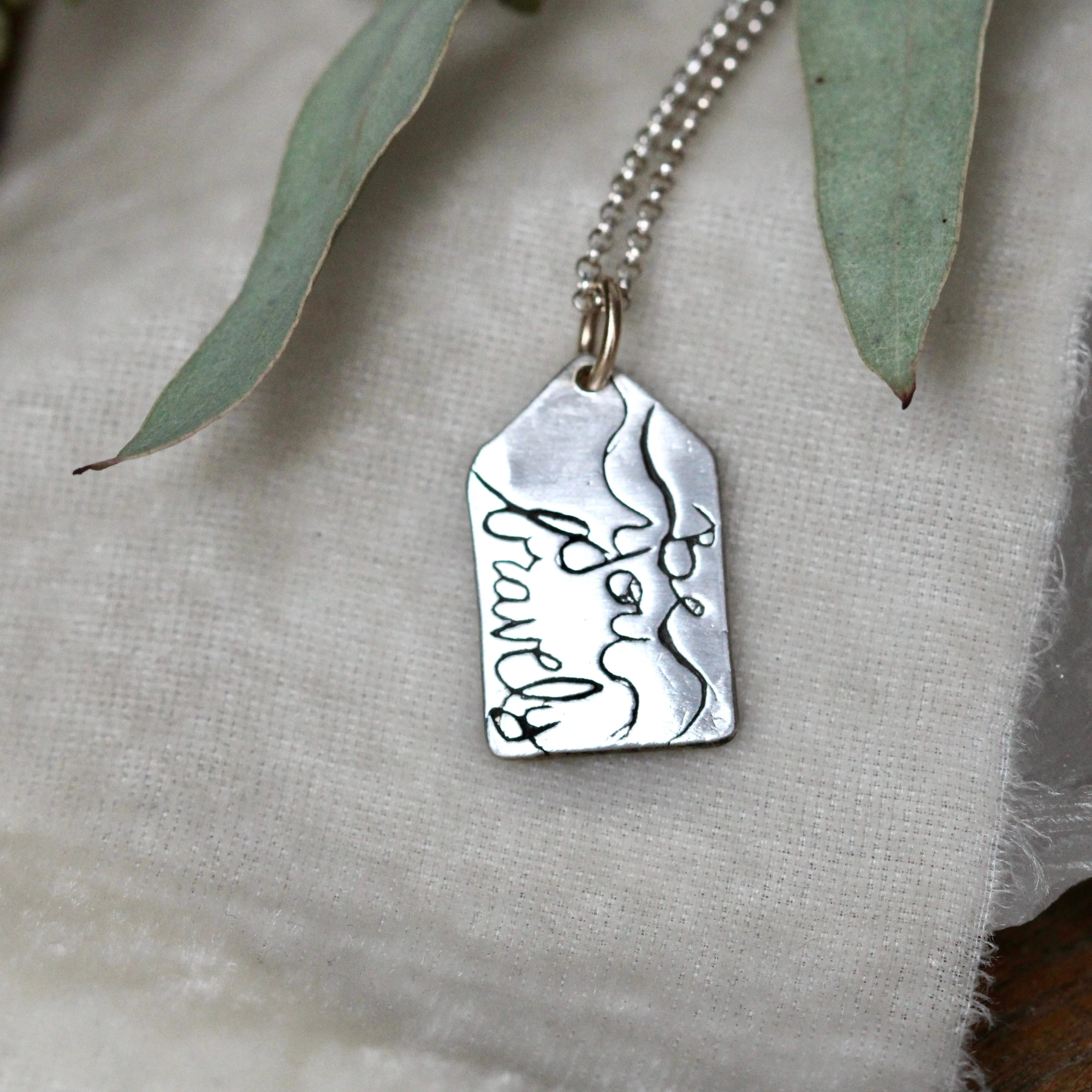 Create your own label sterling silver Necklace