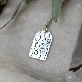 Create your own label sterling silver Necklace