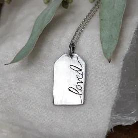 Create your own label sterling silver Necklace