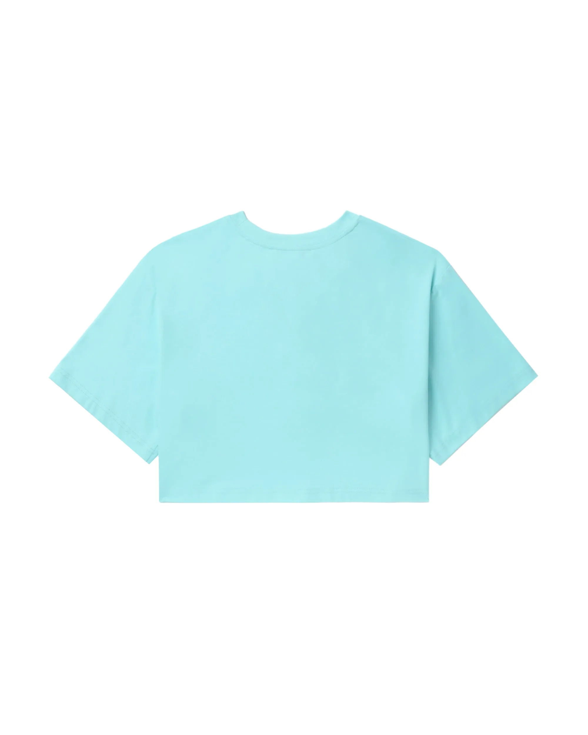 Cropped Logo-Print T-shirt