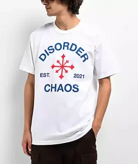 Disorder T-Shirt Est 2021 White Blue