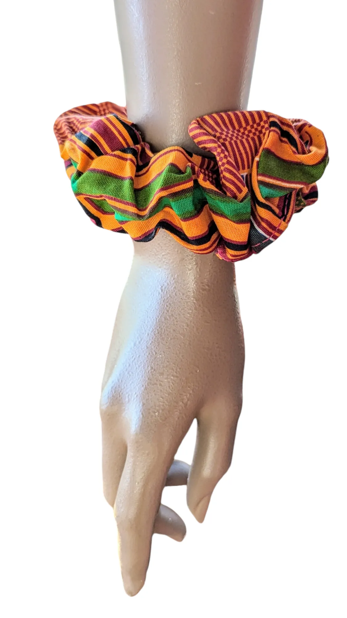 Dupsie's Ayanna Kente African Print Scrunchie hair tie DPSCR3227