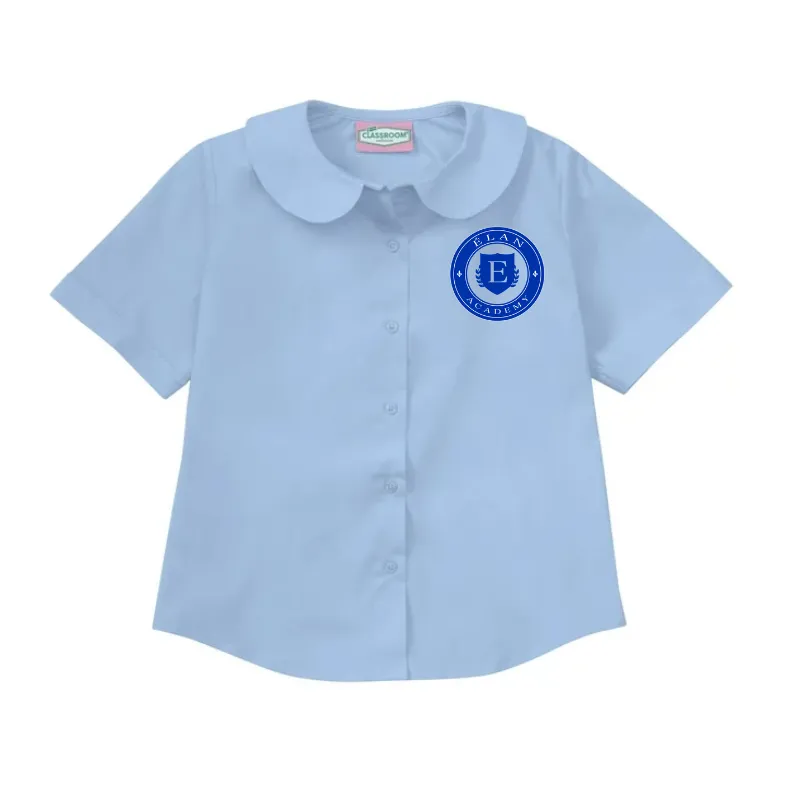 Elan Academy Ligh Blue Peter Pan Shirt (Pre-K-4th Grade)