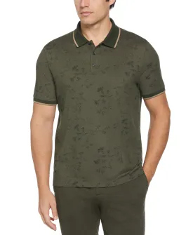 Floral Pique Polo