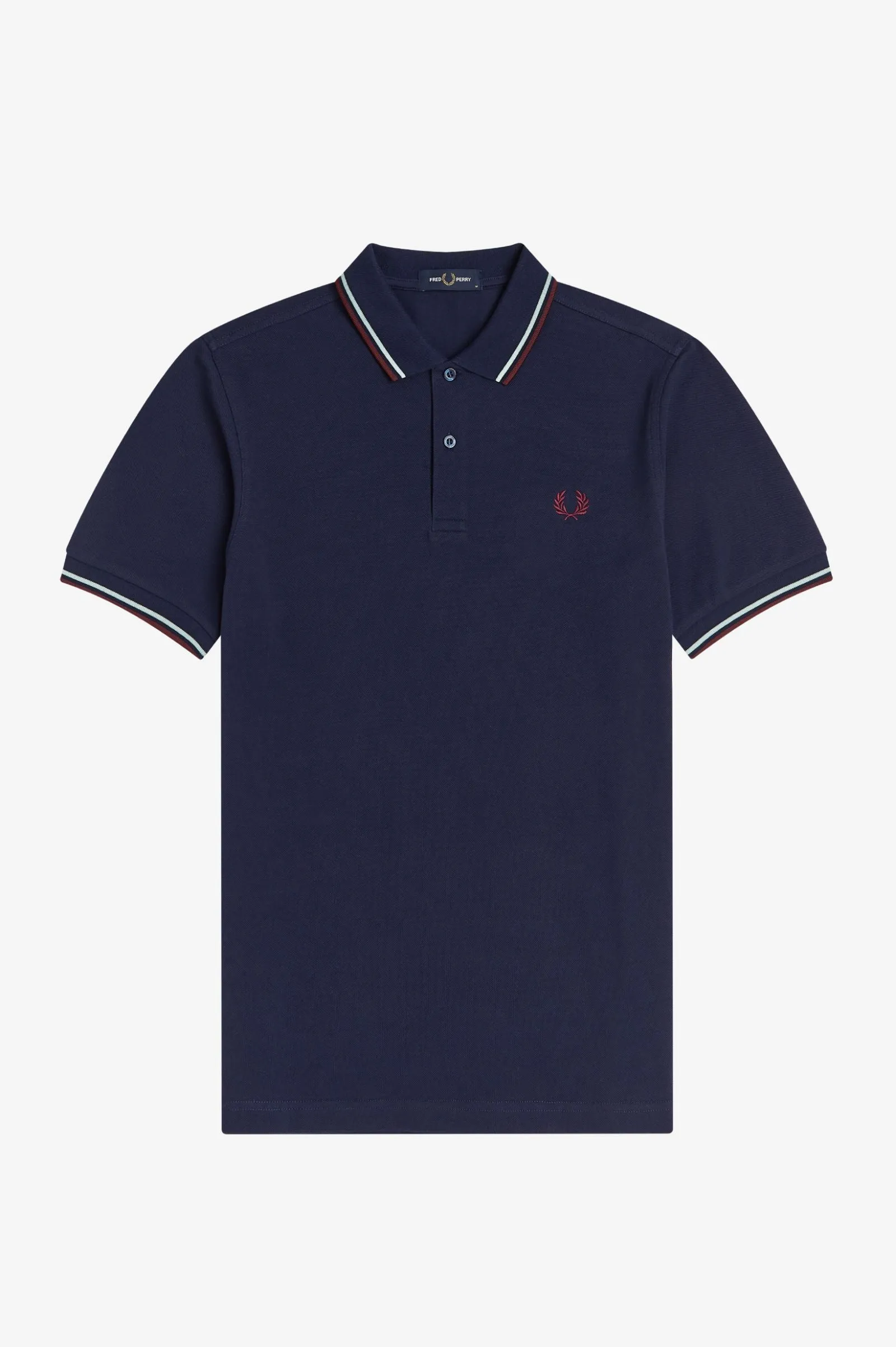 Fred Perry Polo Carbon Blue / Brighton Blue / Aubergine