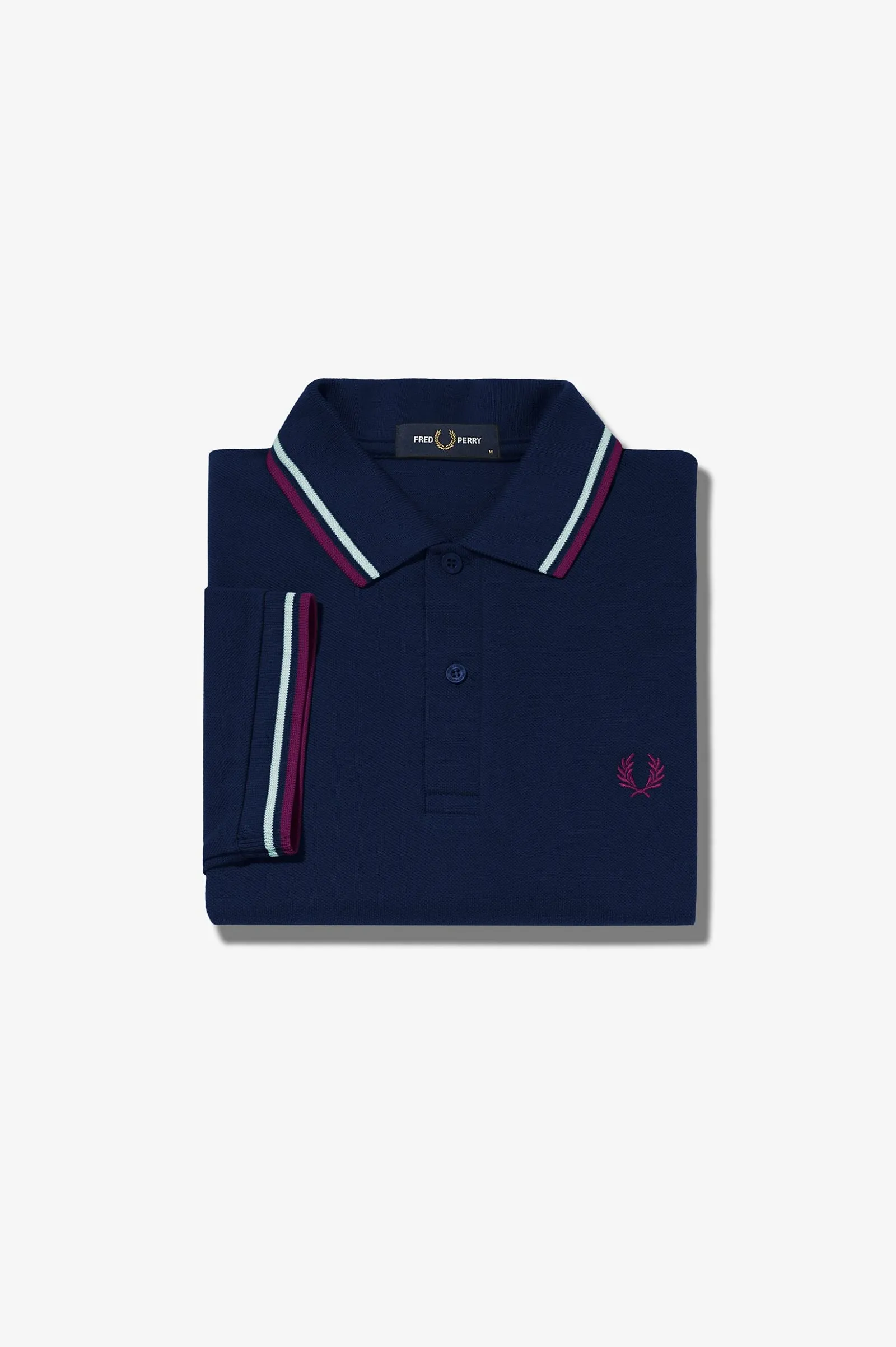 Fred Perry Polo Carbon Blue / Brighton Blue / Aubergine