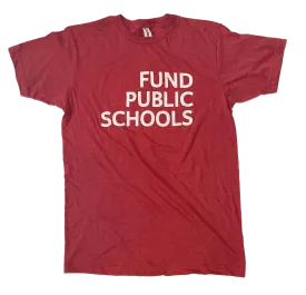 Fund Public Schools T-shirt - Red