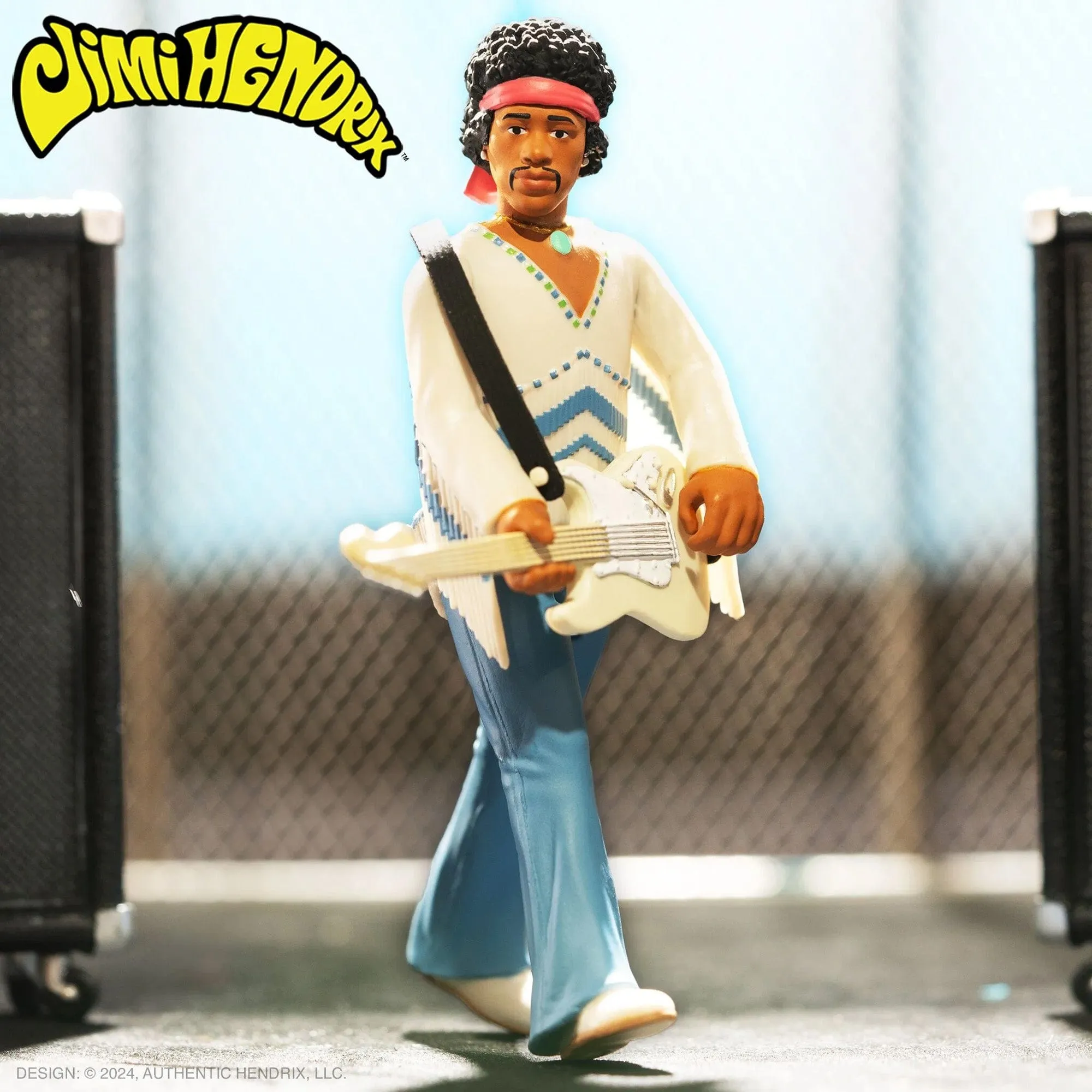 Jimmy Hendrix Festival Edition 3.75 Reaction Figure by Super7