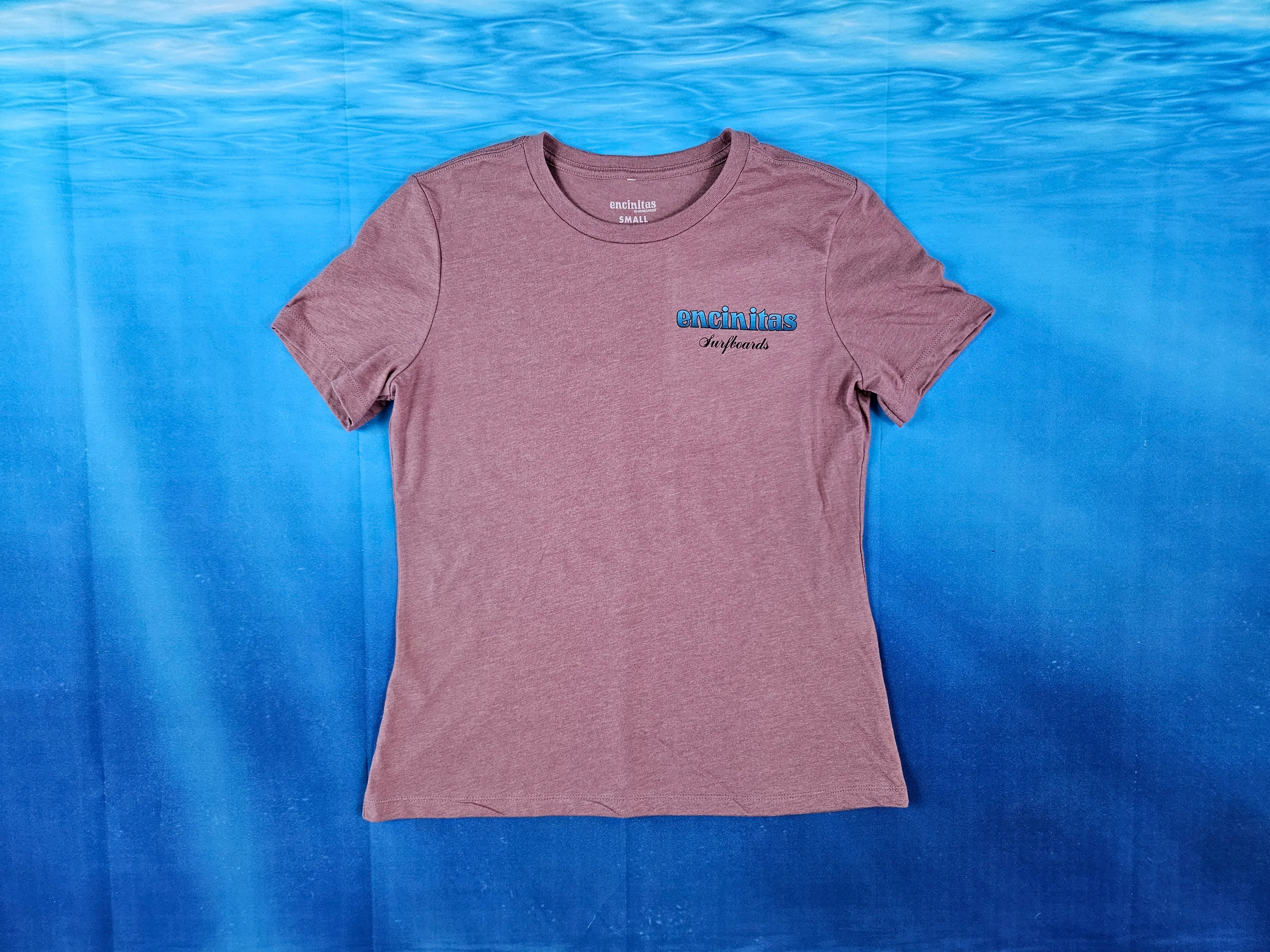 Ladies Relaxed Blue Fade Icon Tee