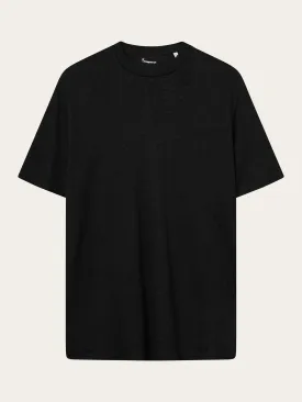 Linen t-shirt - Black Jet