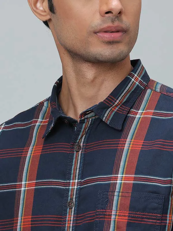 Men Checked Full Sleeve Cotton Shirt