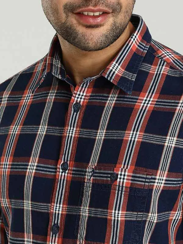 Men Checked Full Sleeve Cotton Shirt