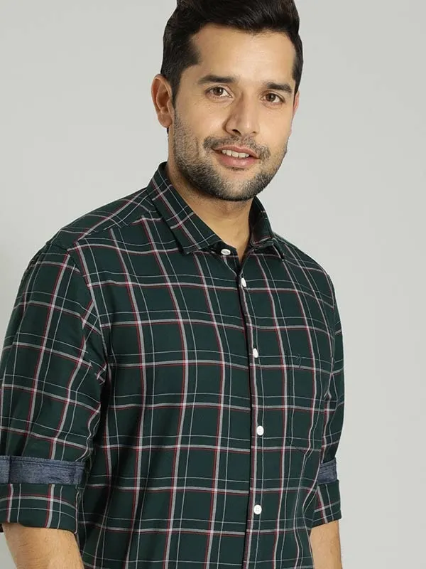 Men Checked Full Sleeve Cotton Shirt