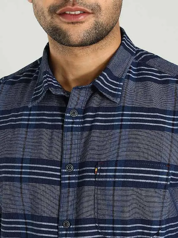 Men Checked Full Sleeve Cotton Shirt