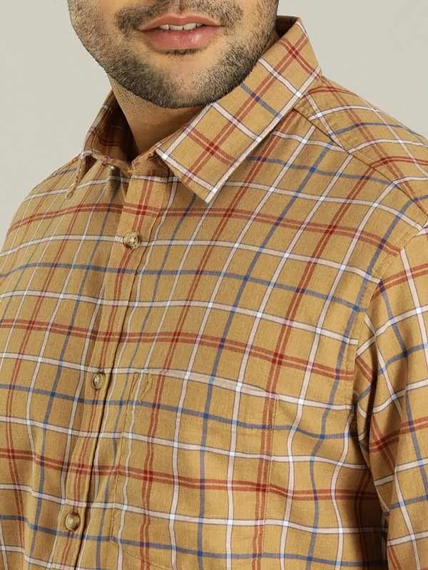 Men Checked Full Sleeve Cotton Shirt