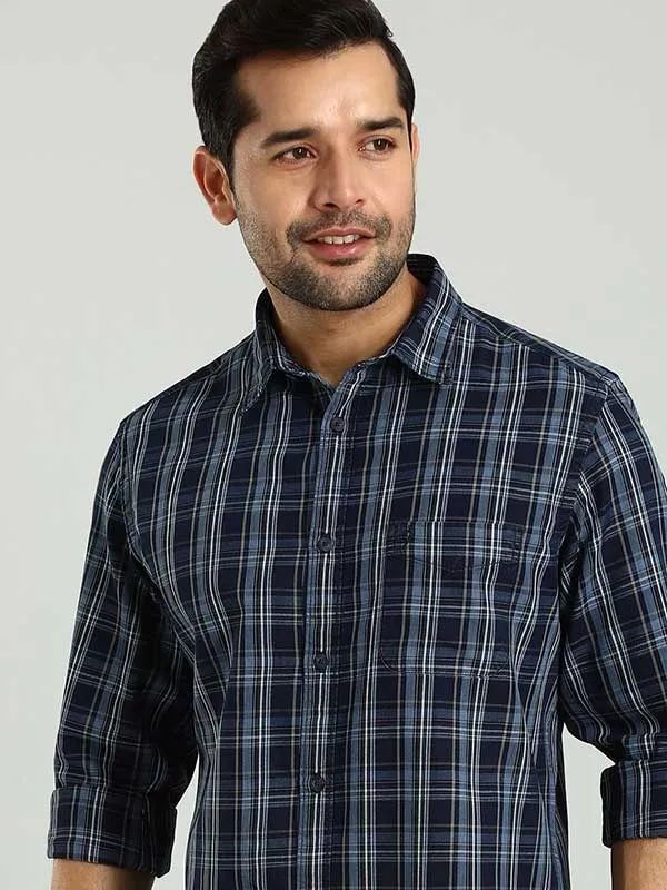 Men Checked Full Sleeve Cotton Shirt