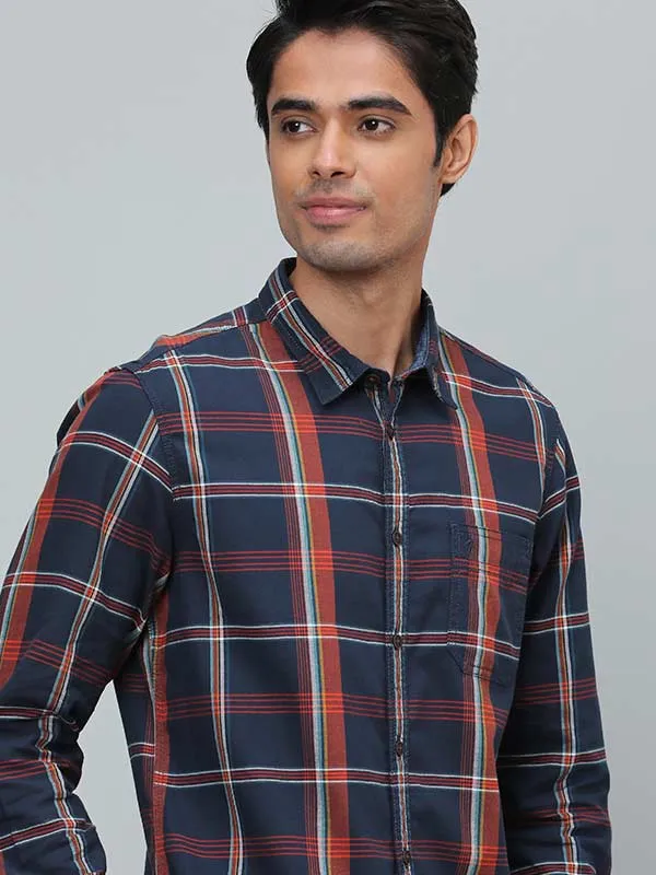 Men Checked Full Sleeve Cotton Shirt