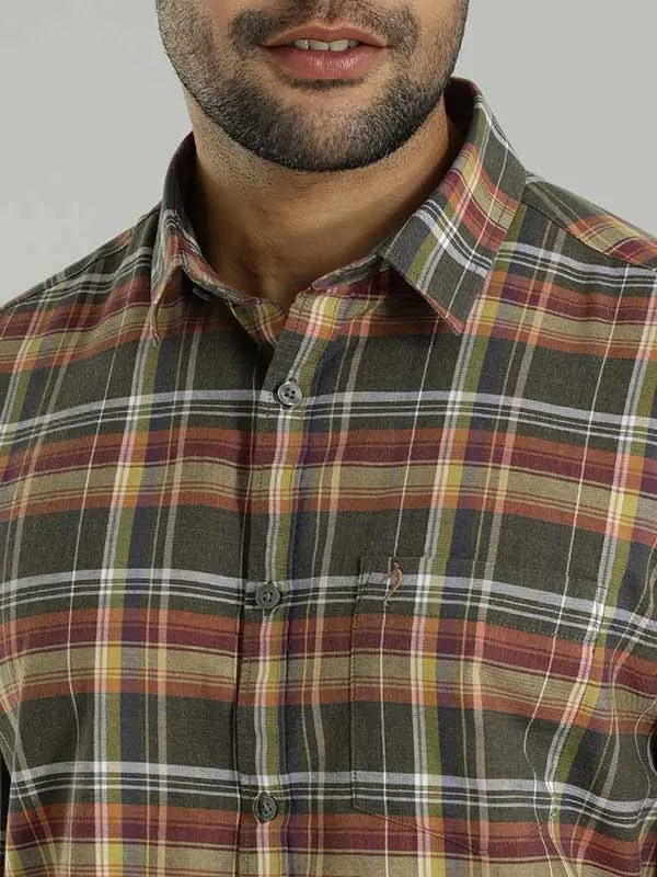 Men Checked Full Sleeve Cotton Shirt