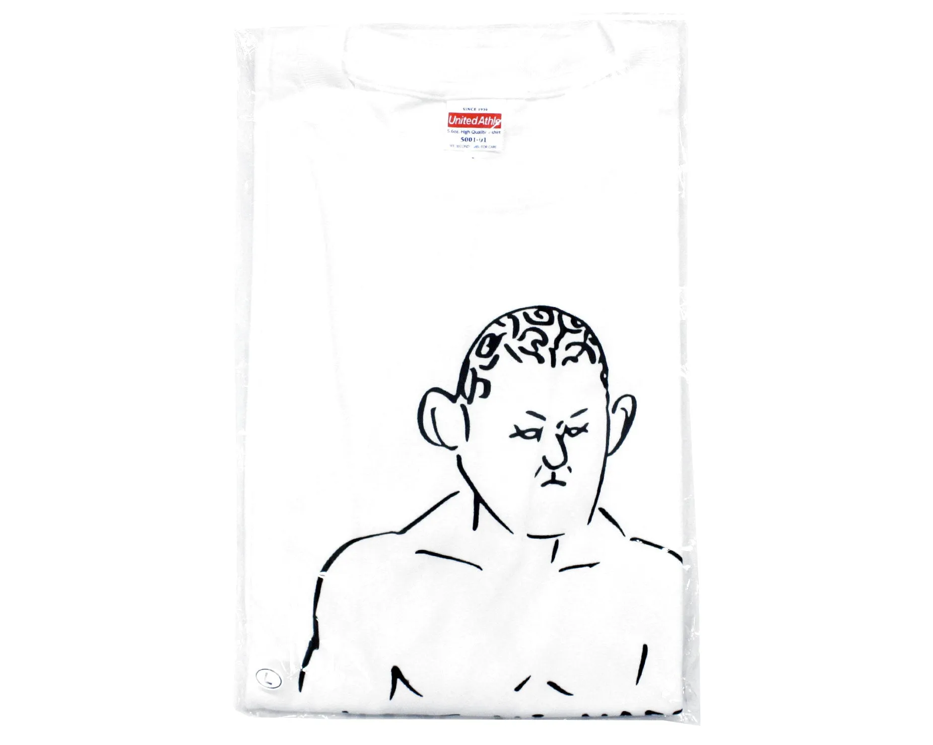 MINORU SUZUKI KAZE NI NARE WHITE T-SHIRT LG