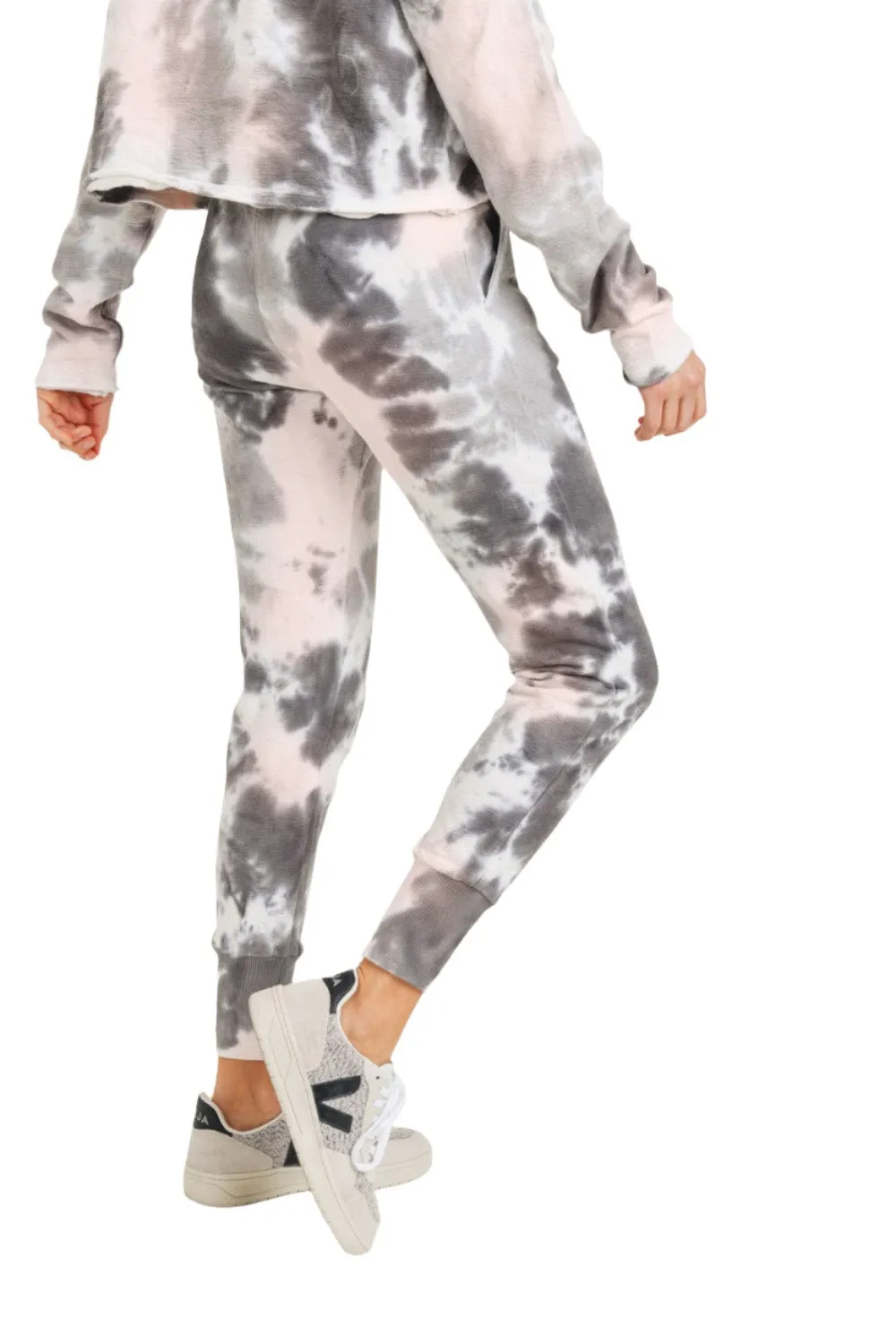 Mono B Tie Dye Jacquard Joggers KP11688