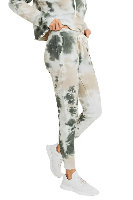 Mono B Tie Dye Jacquard Joggers KP11688