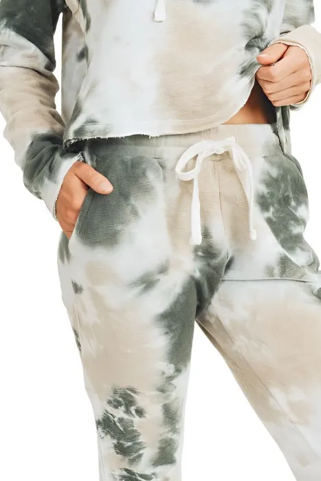 Mono B Tie Dye Jacquard Joggers KP11688