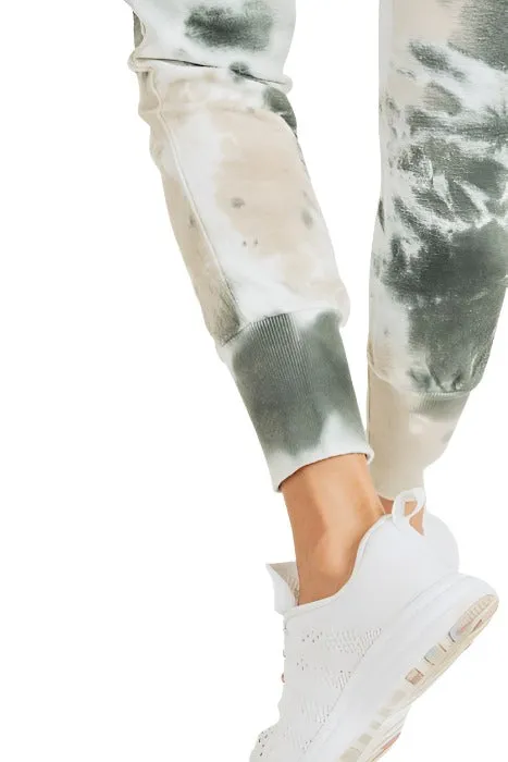 Mono B Tie Dye Jacquard Joggers KP11688