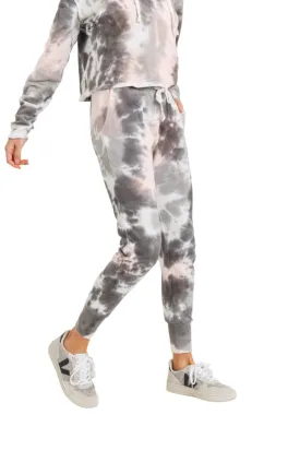 Mono B Tie Dye Jacquard Joggers KP11688