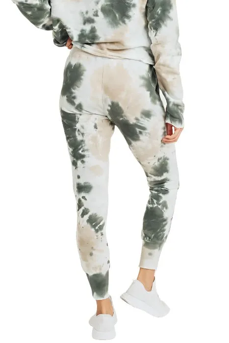 Mono B Tie Dye Jacquard Joggers KP11688