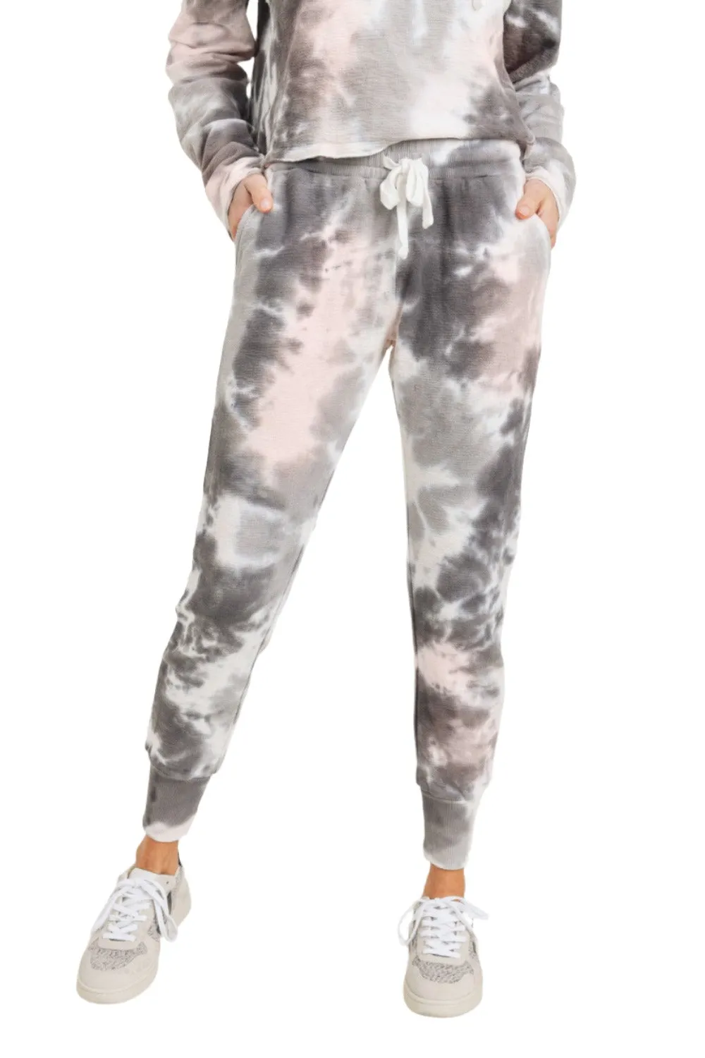 Mono B Tie Dye Jacquard Joggers KP11688